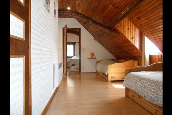 Mezzanine avec deux lits en 90