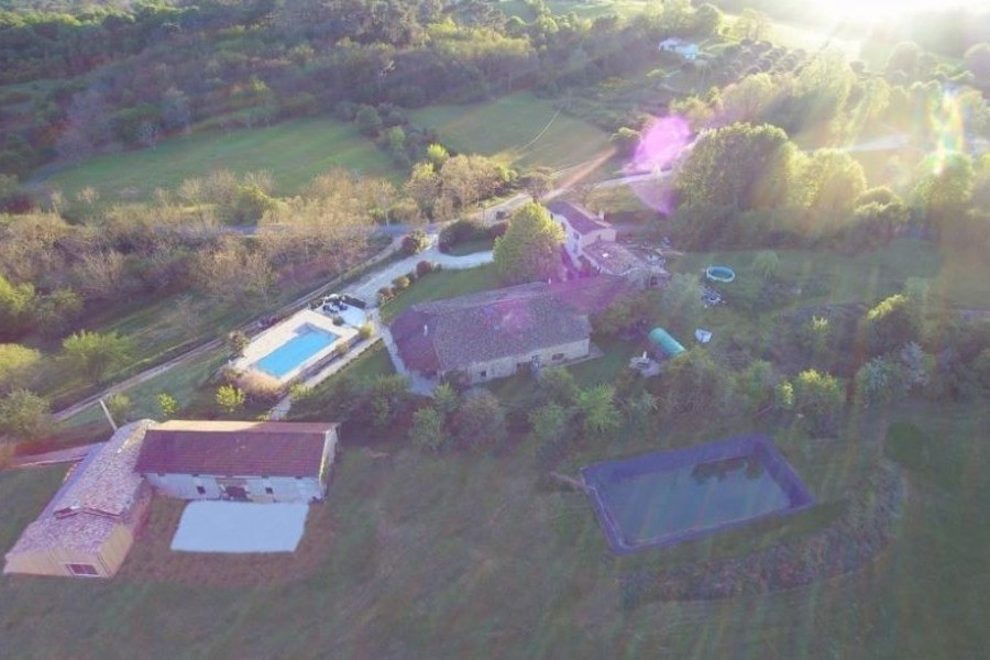 Les gîtes de Peyrounou à Lacapelle Biron dans le Lot et Garonne