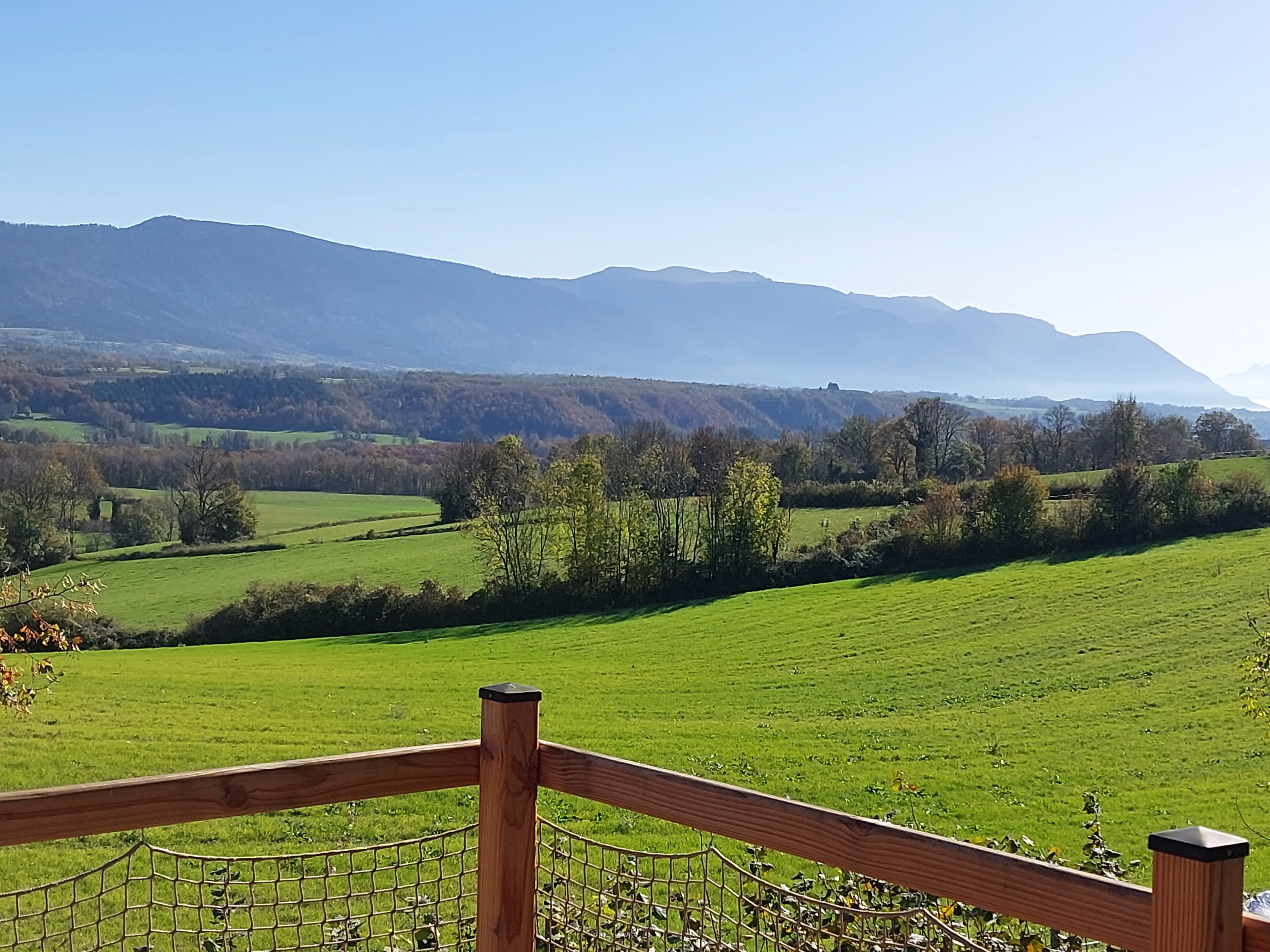 Vue depuis le gîte