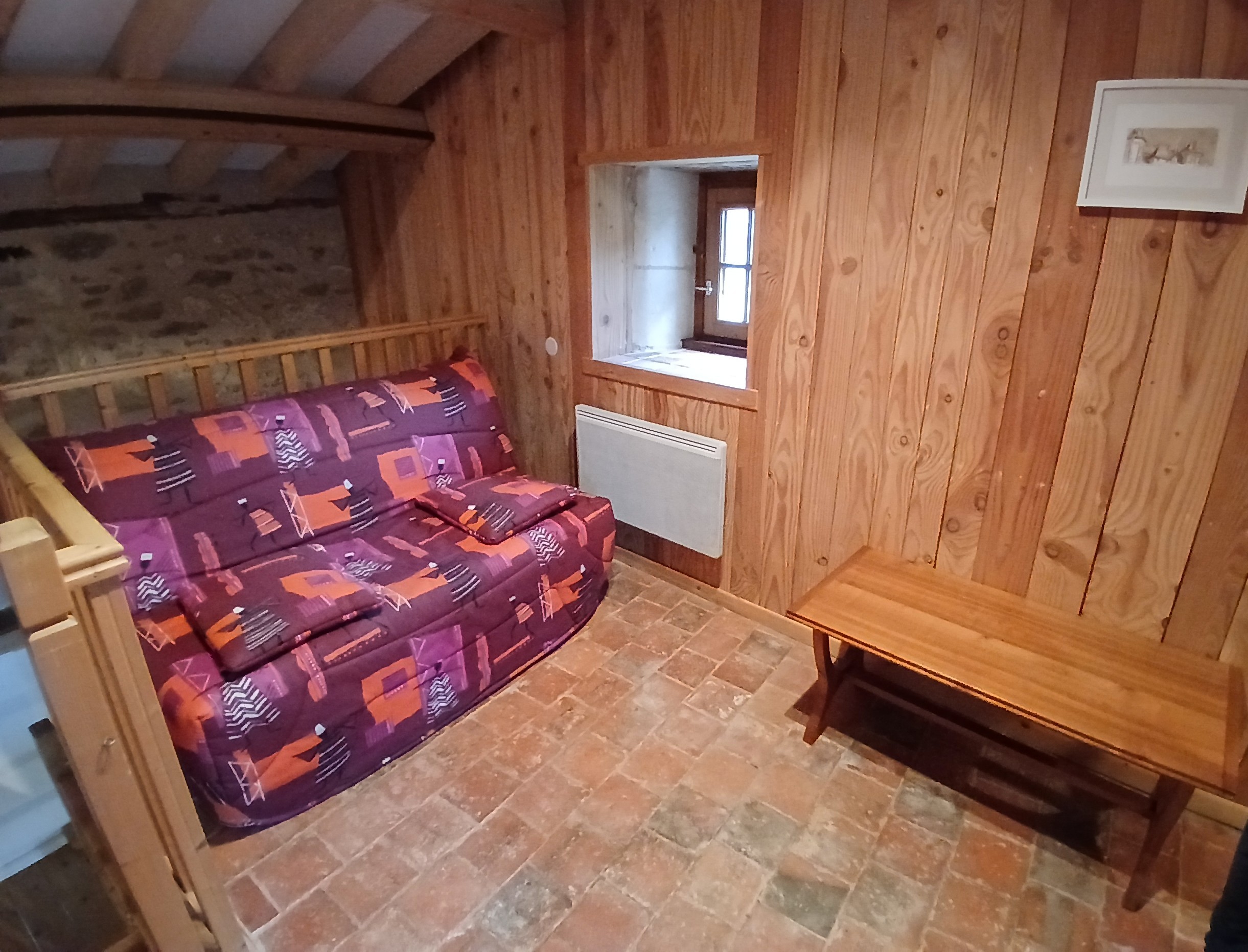 Mezzanine with bed 140 and BZ