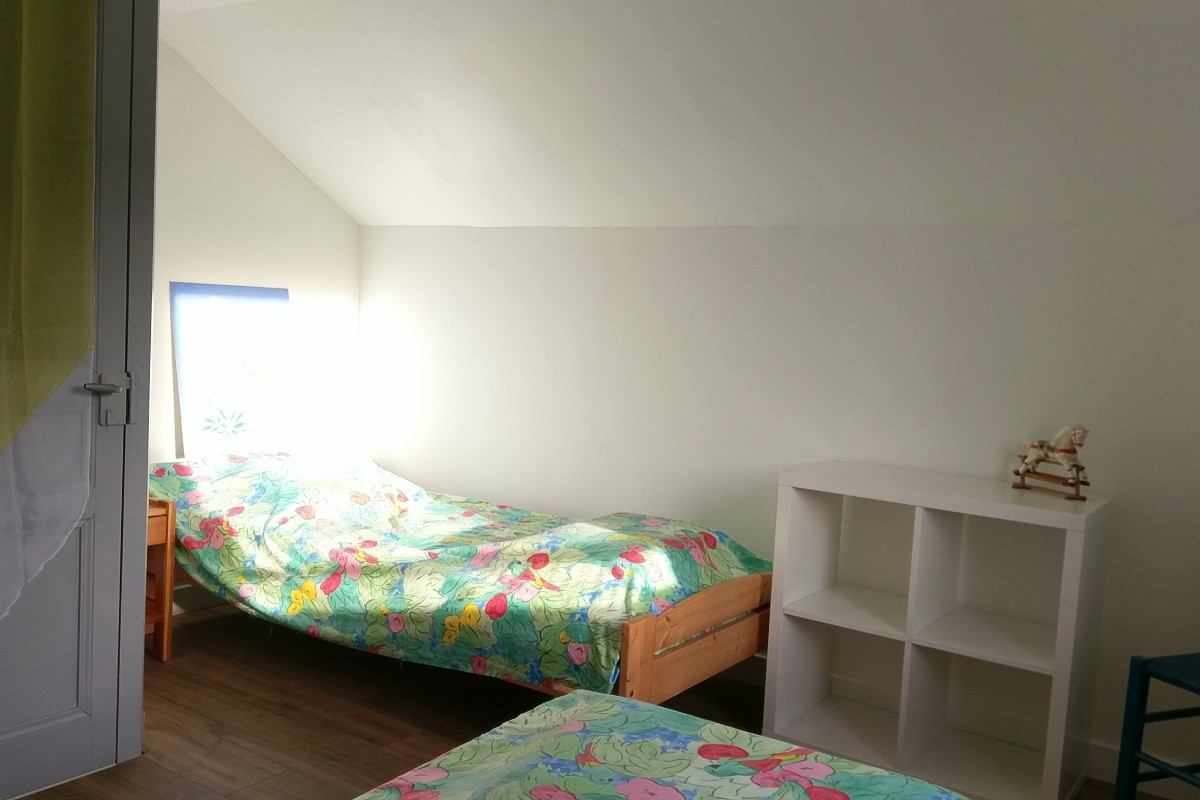 "Twin" : la plus petite chambre, 2 lits (combles)