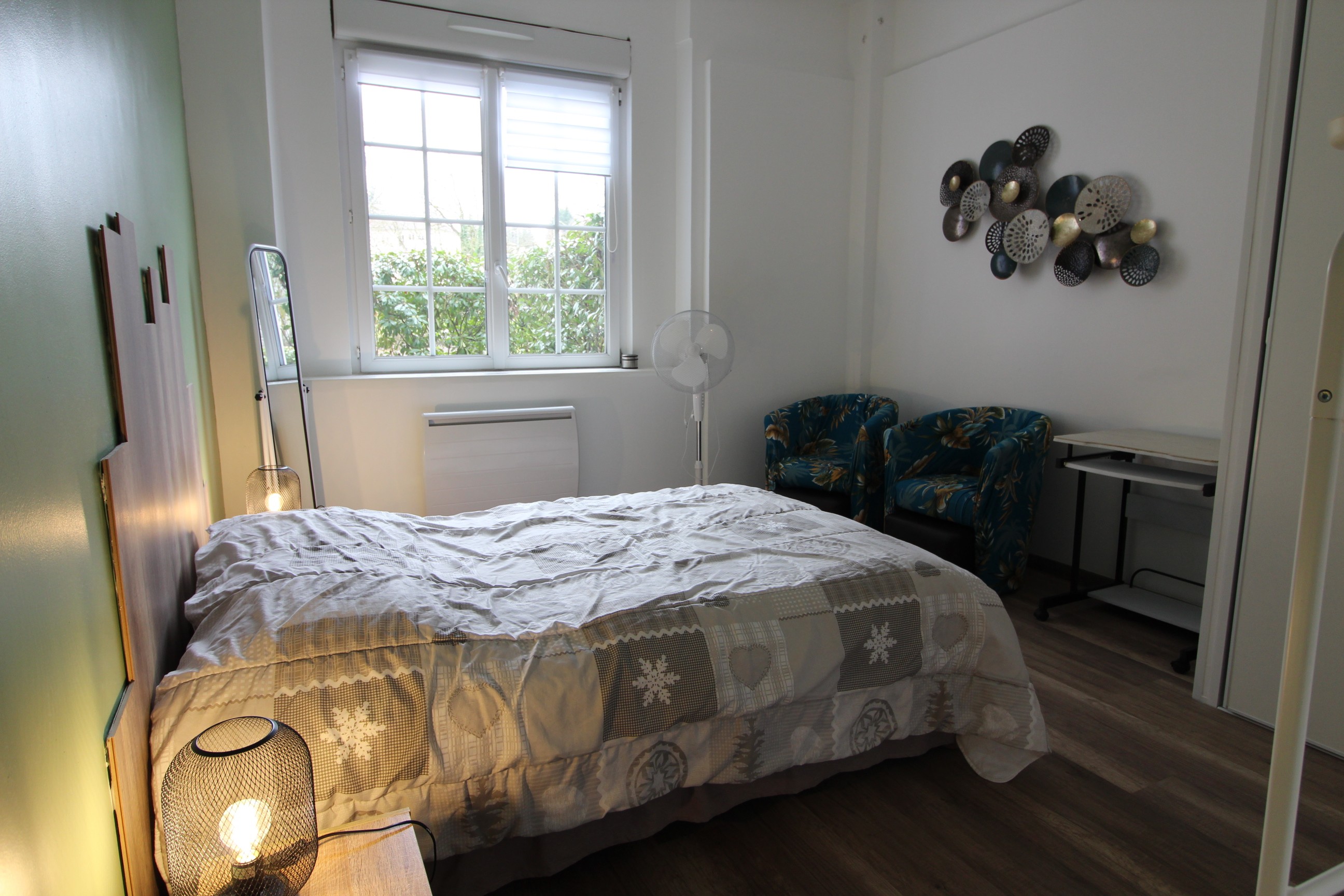 Grande chambre - Appartement F1 RDC