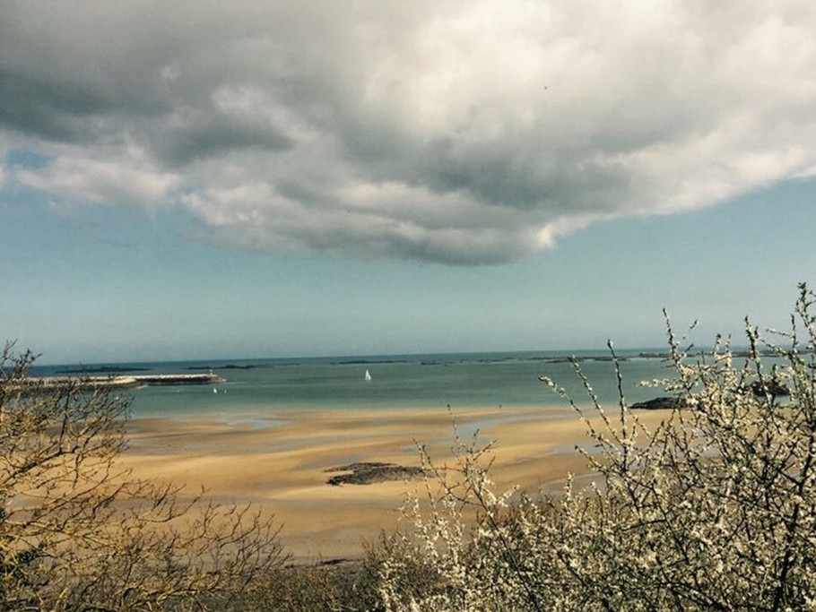 Vue du GR 34 de Binic