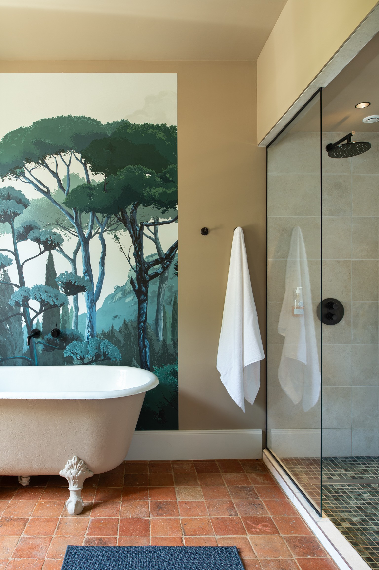 la Bélonie - Tarn - Occitanioe - Chambre Bergamotte - salle de bain