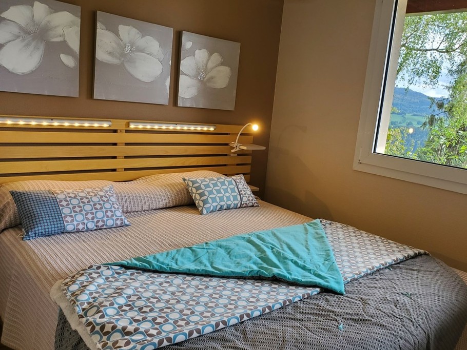 Chambre avec vue sur le paysage