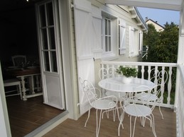 Terrasse Aure-sur-mer location de vacances la Lousiane