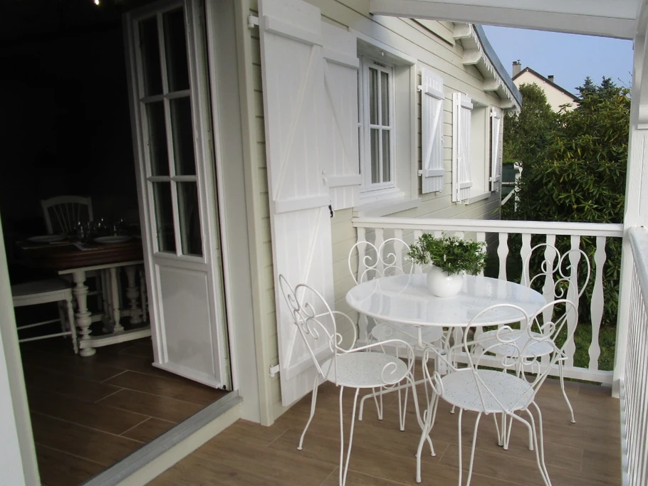 Terrasse Aure-sur-mer location de vacances la Lousiane