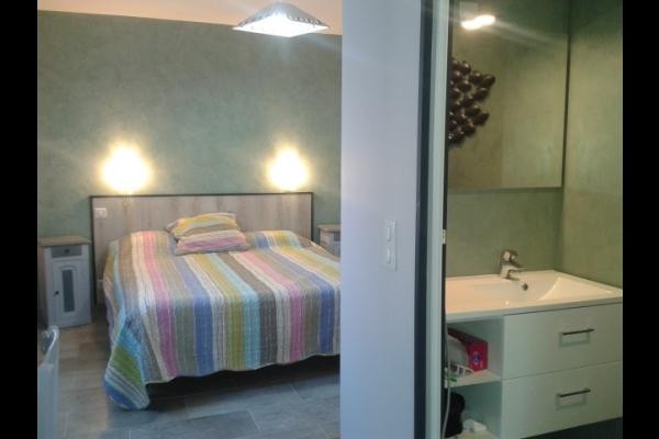 chambre 1, avec sa salle d'eau.