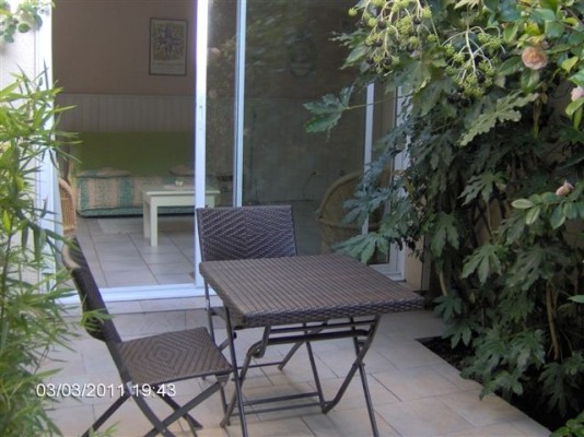 la terrasse en hiver