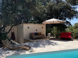 South-facing pool