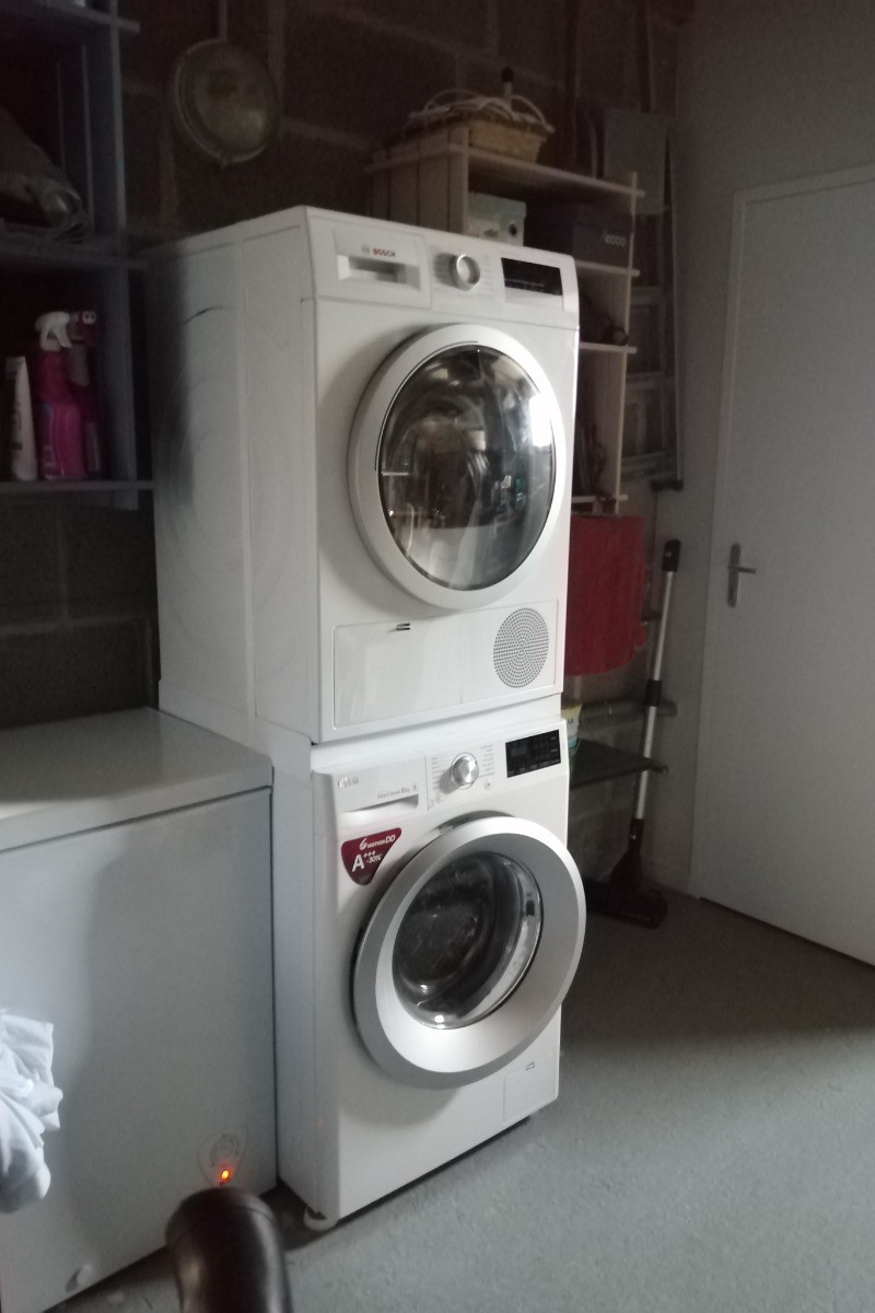 lave-linge, sèche-linge en buanderie