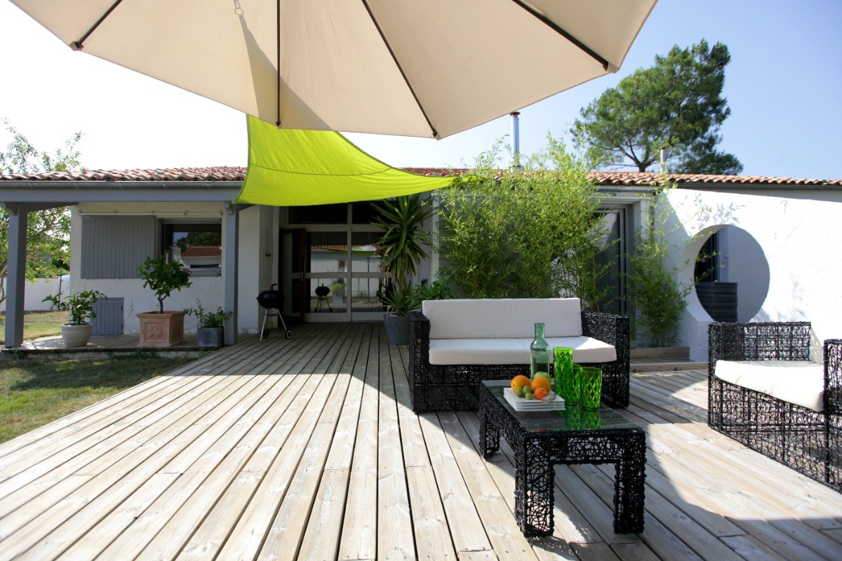 Terrasse de la Villa Land-Zee près de Royan