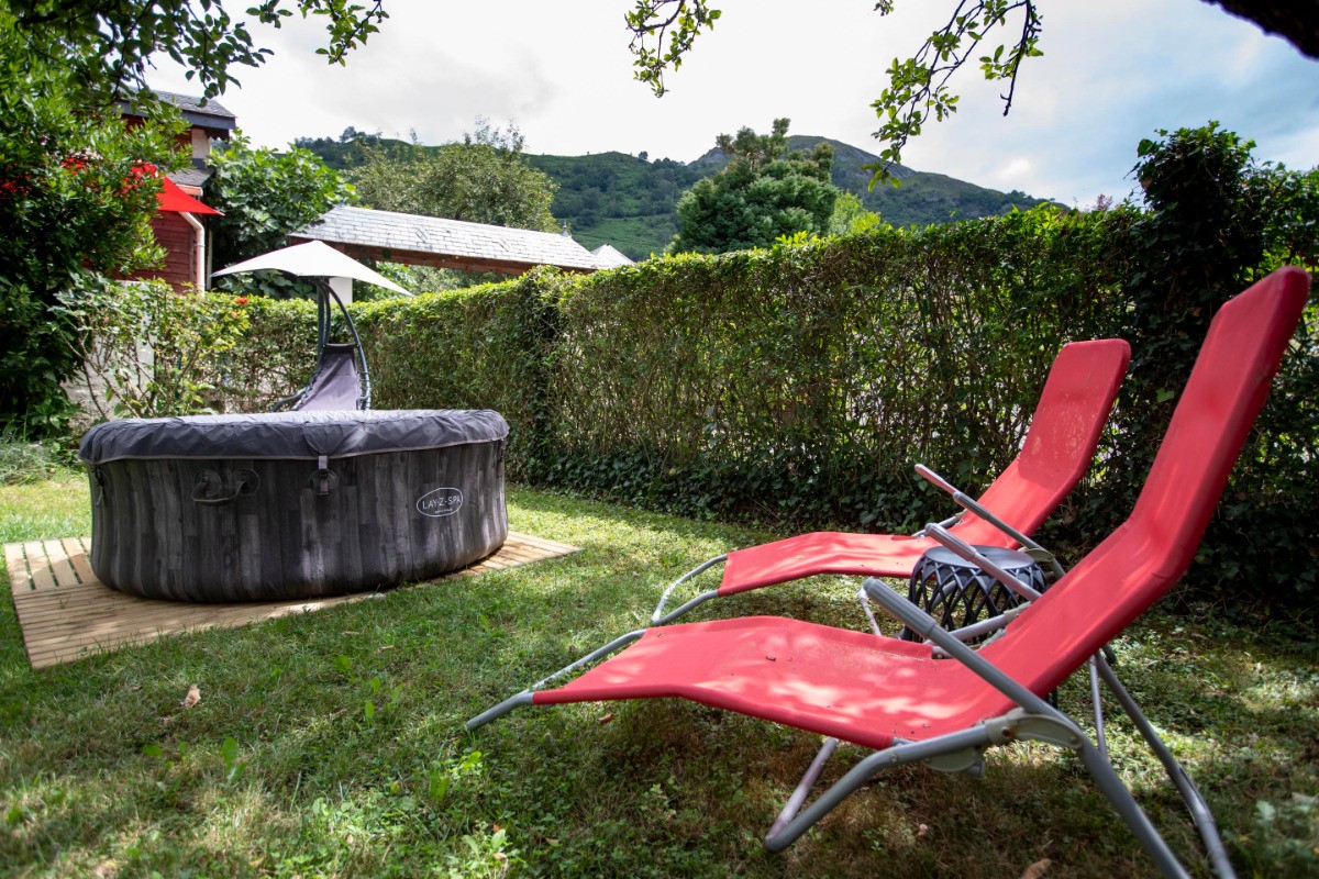 Jardin Jacuzzi gonflage en supplément