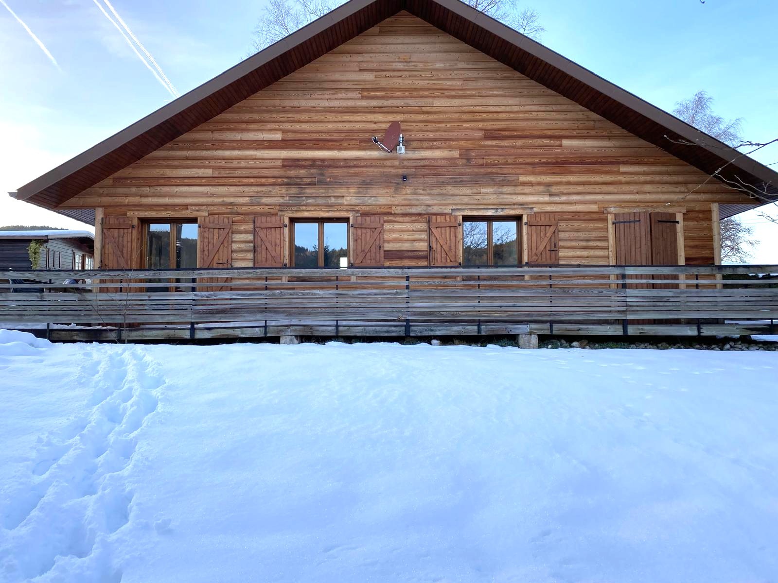 Hiver - Chalet L’ Ecureuil de Martimpré à Gerbépal