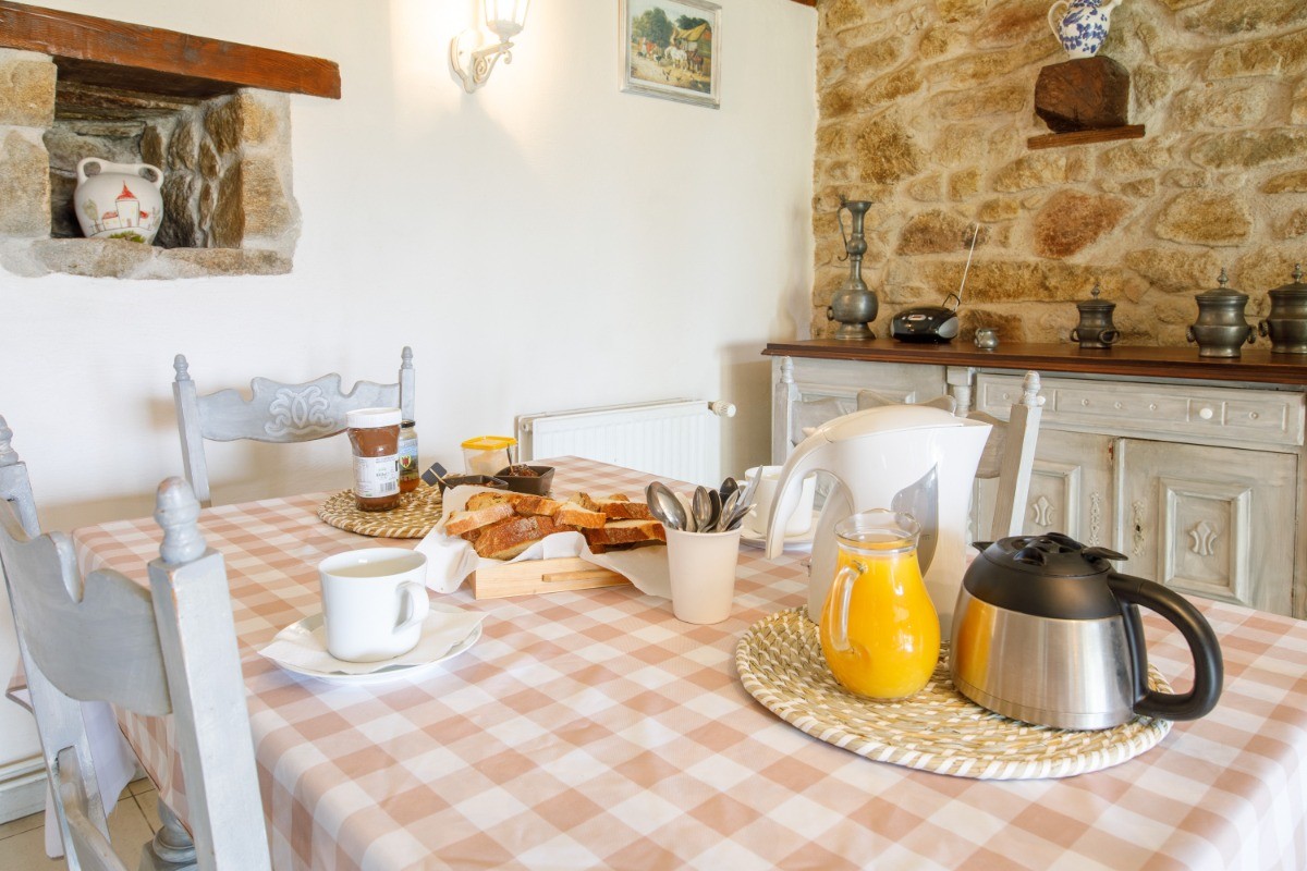 Exemple de petit déjeuner à l’intérieur