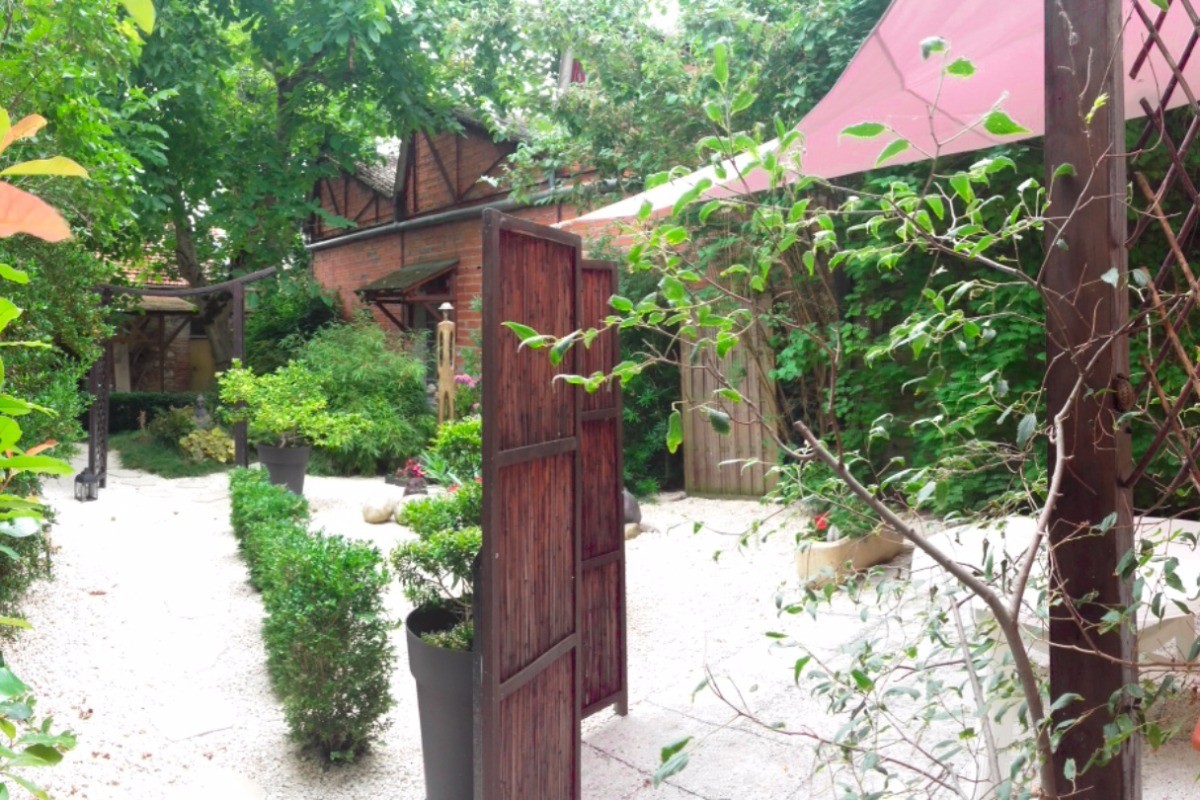 vue sur le jardin