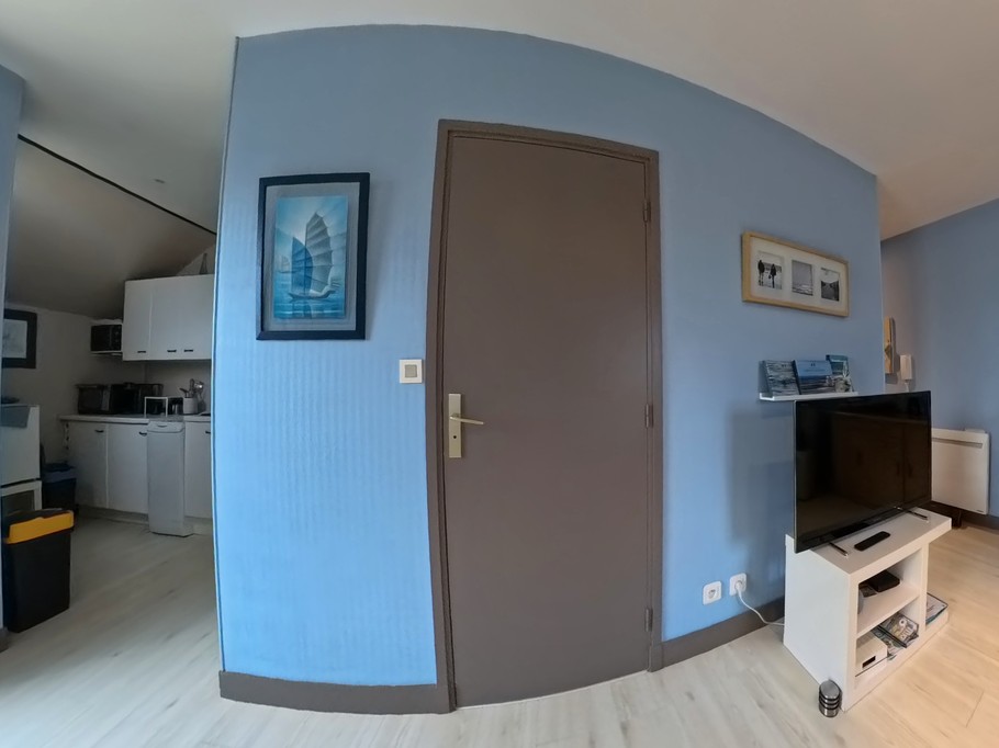 pièce principale  et vue cuisine