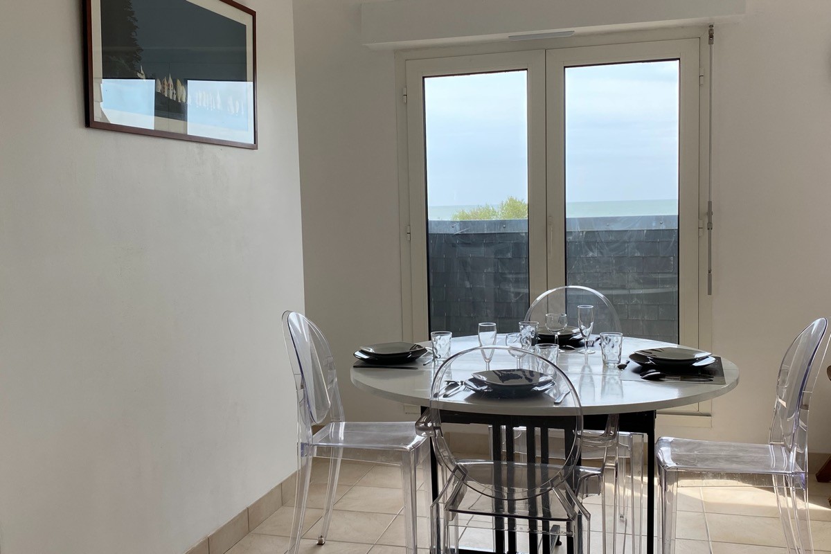 coin repas à l'étage vue ocèan