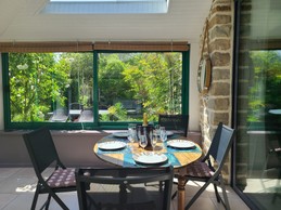 . West-facing veranda