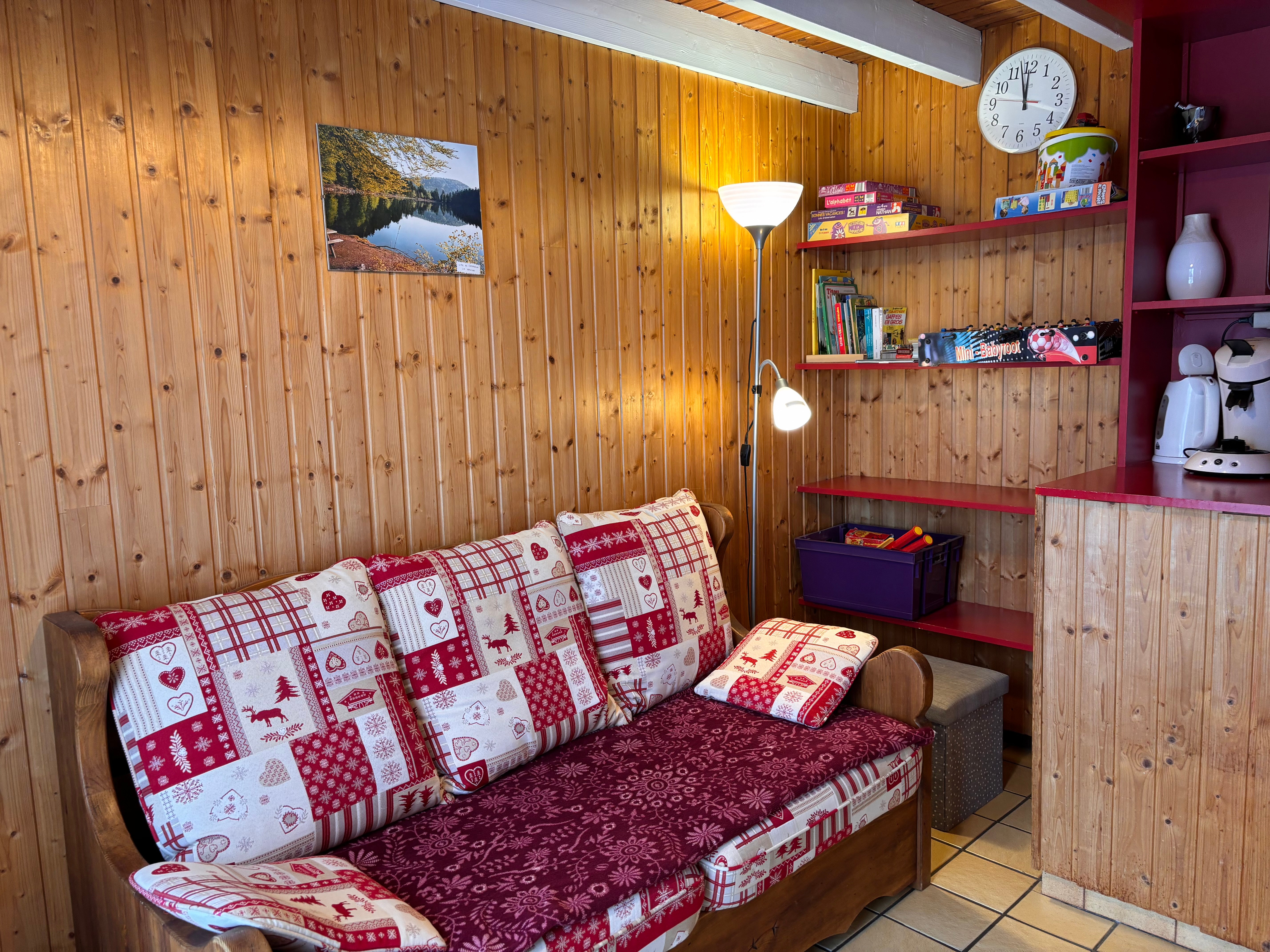 Espace salon - Chalet Le Podent - La Bresse