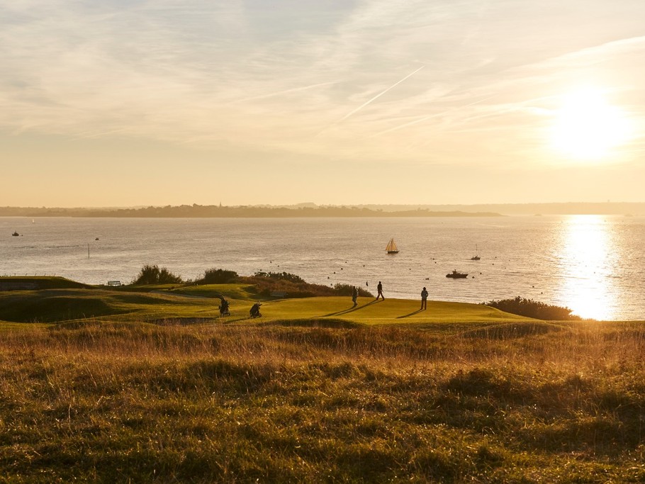 Le golf de Saint-Briac-sur-Mer, surplombant la mer.
Crédits photo : CRTB LAMOUREUX-Alexandre