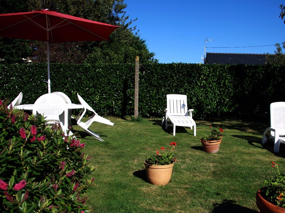 Sunny garden all day