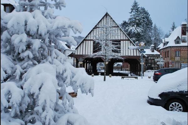 Clères sous la neige