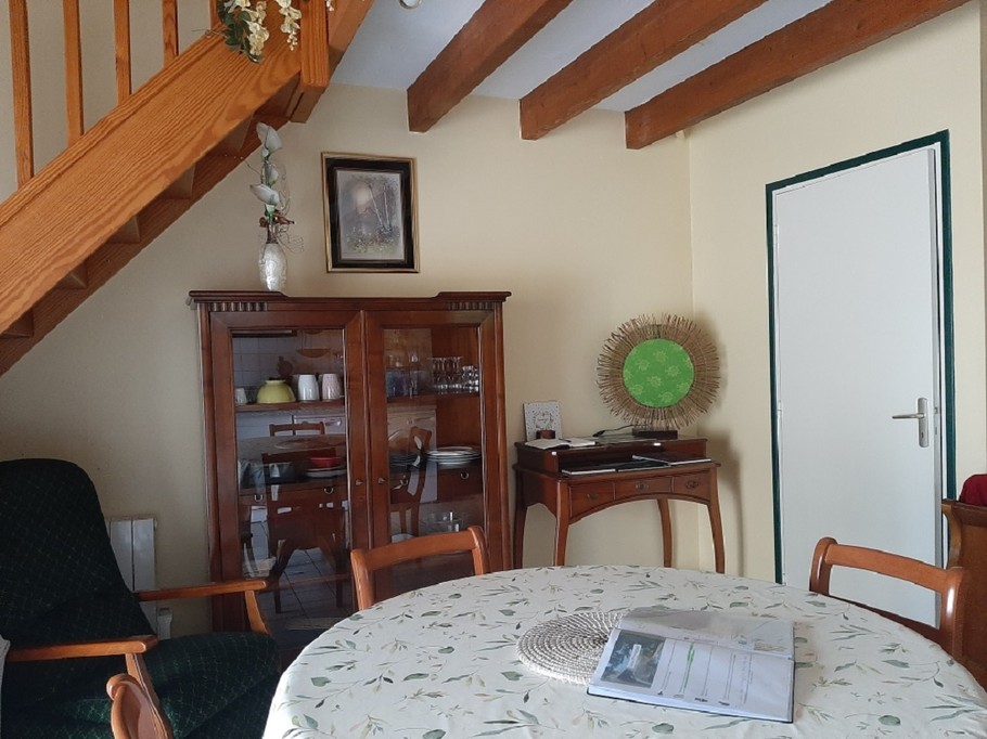"La Petite Eau" holiday cottage in Charbonnier-les-Mines, near Issoire, Puy-de-Dôme: Living room