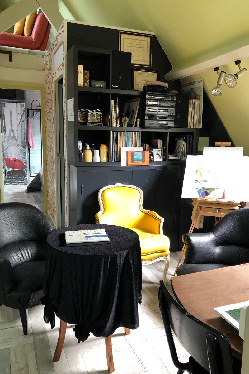 Coin salon lecture sur mezzanine