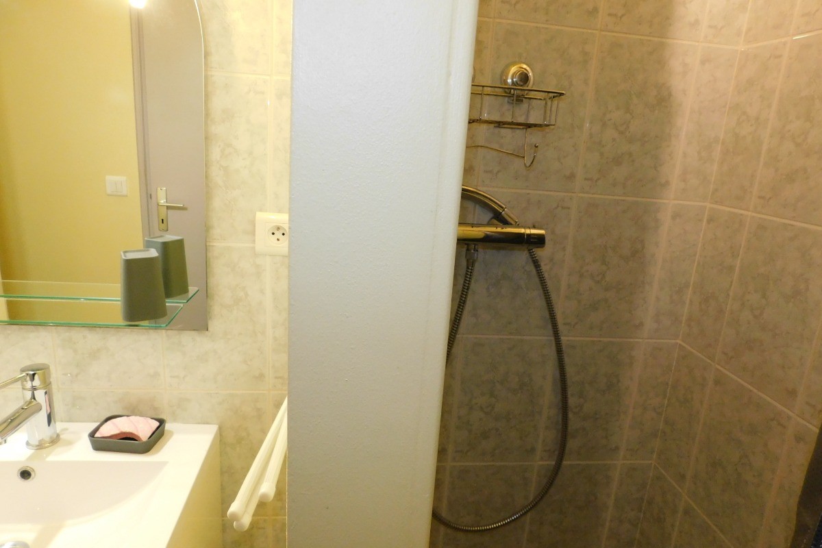 salle d'eau vue sur douche