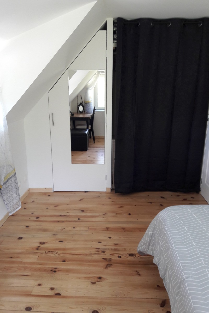 chambre avec espace dressing