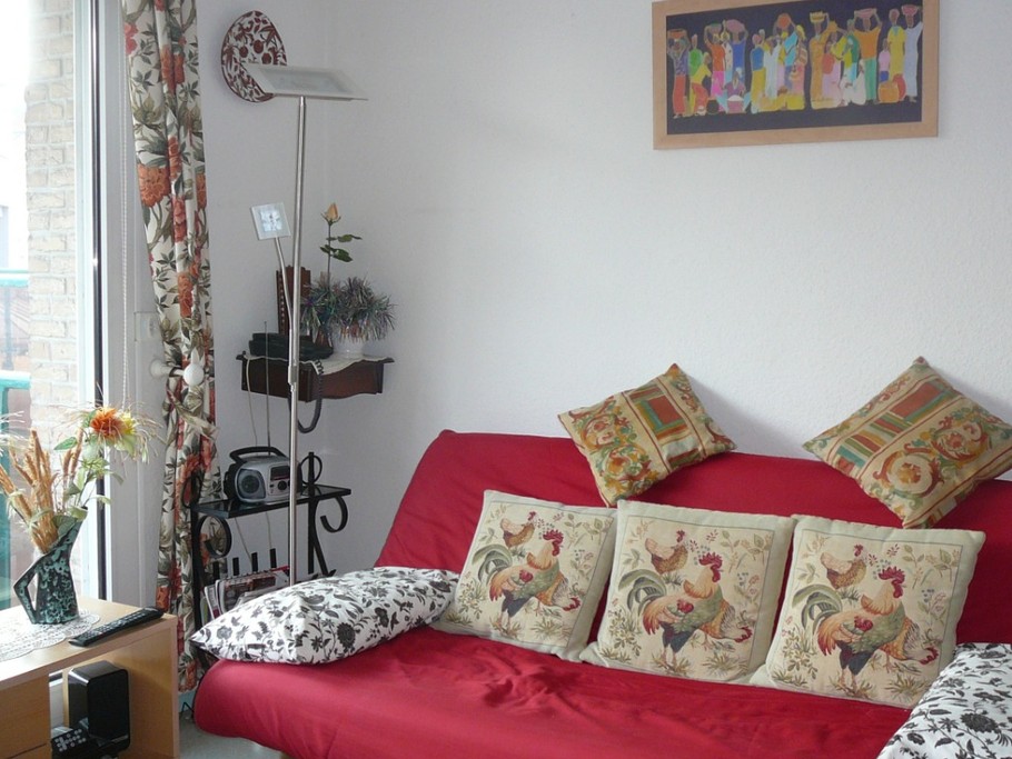 clic clac 2 personnes dans le séjour