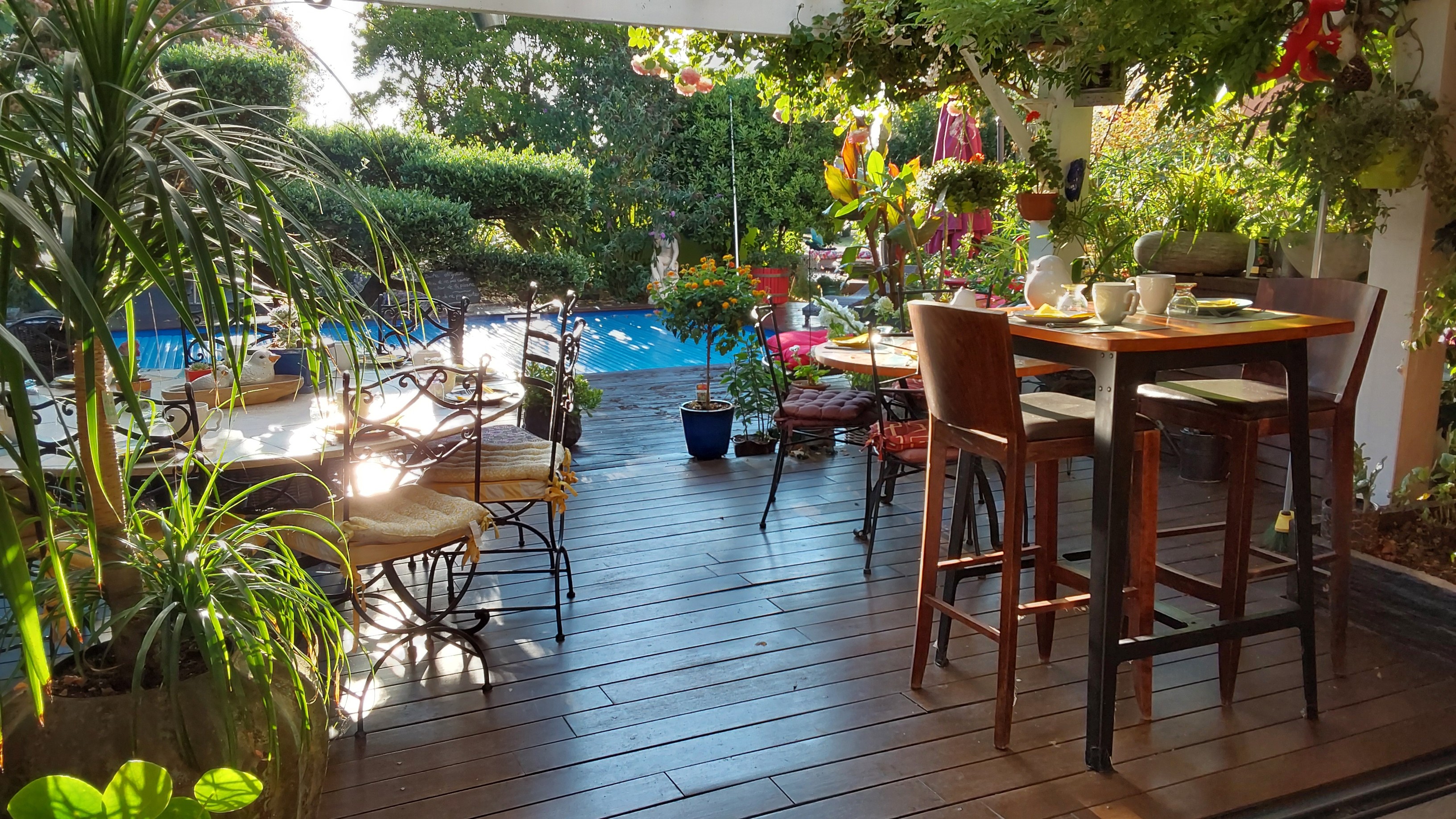 Terrasse et jardin