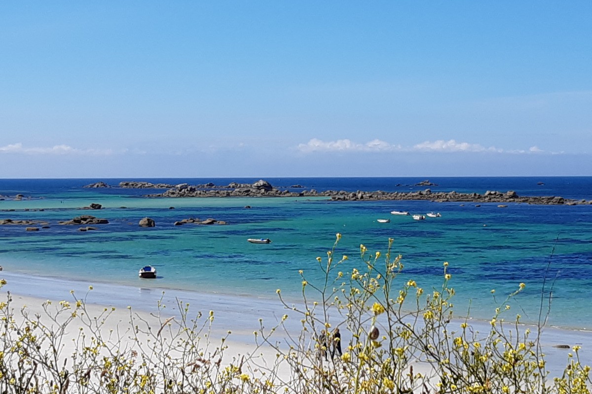 La plage de Kervillo à 240 m de la maison