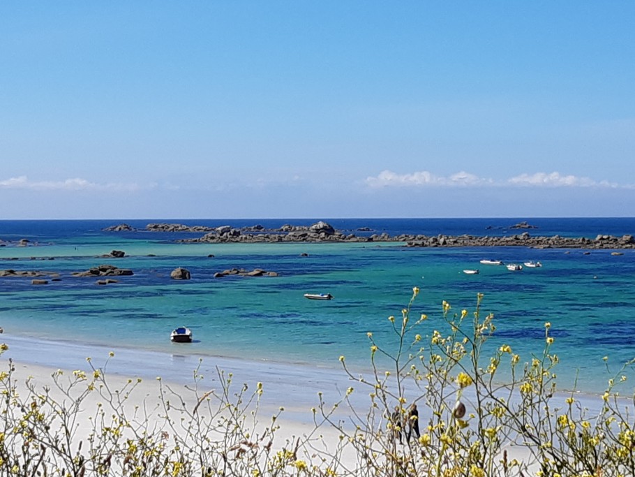 La plage de Kervillo à 240 m de la maison