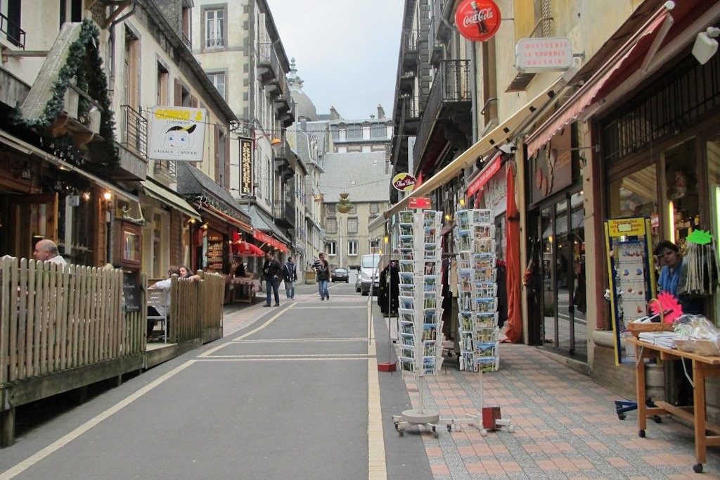 rue piétonne Mont dore