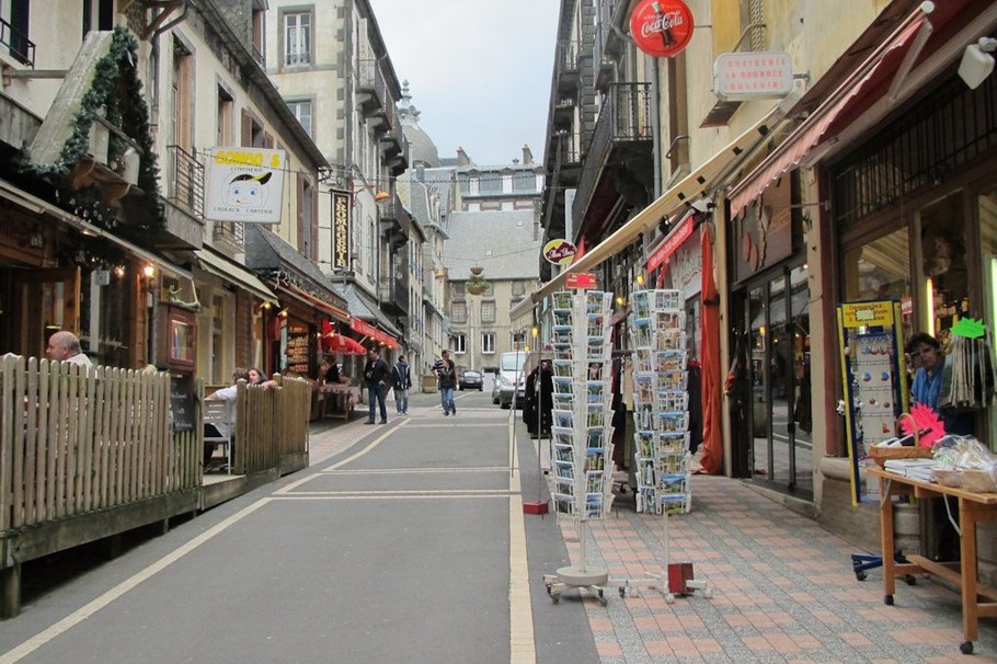 rue piétonne Mont dore