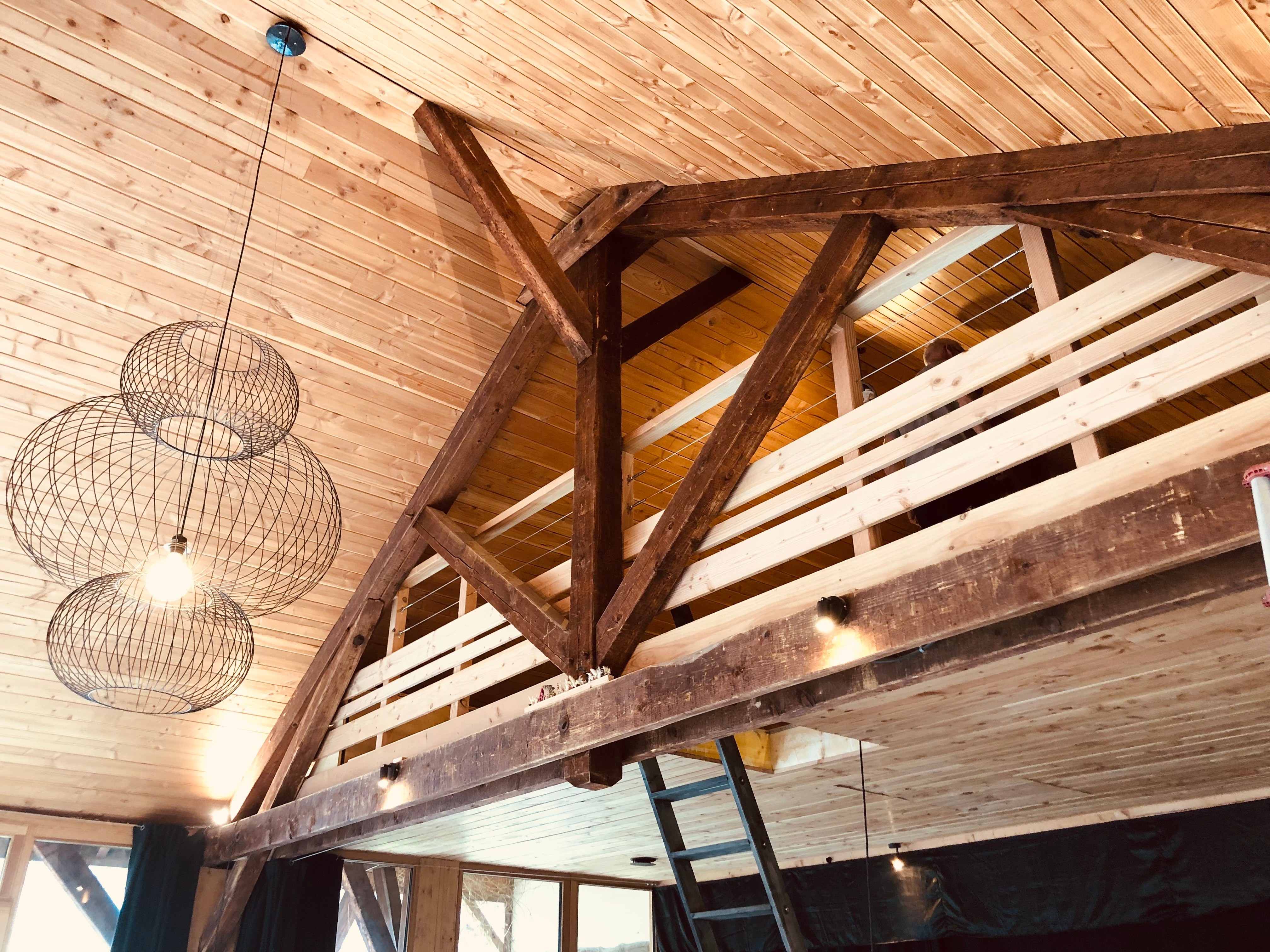 View of the mezzanine from the hall