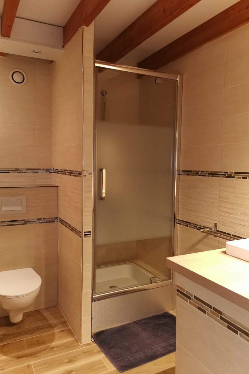 La salle de bain coté douche