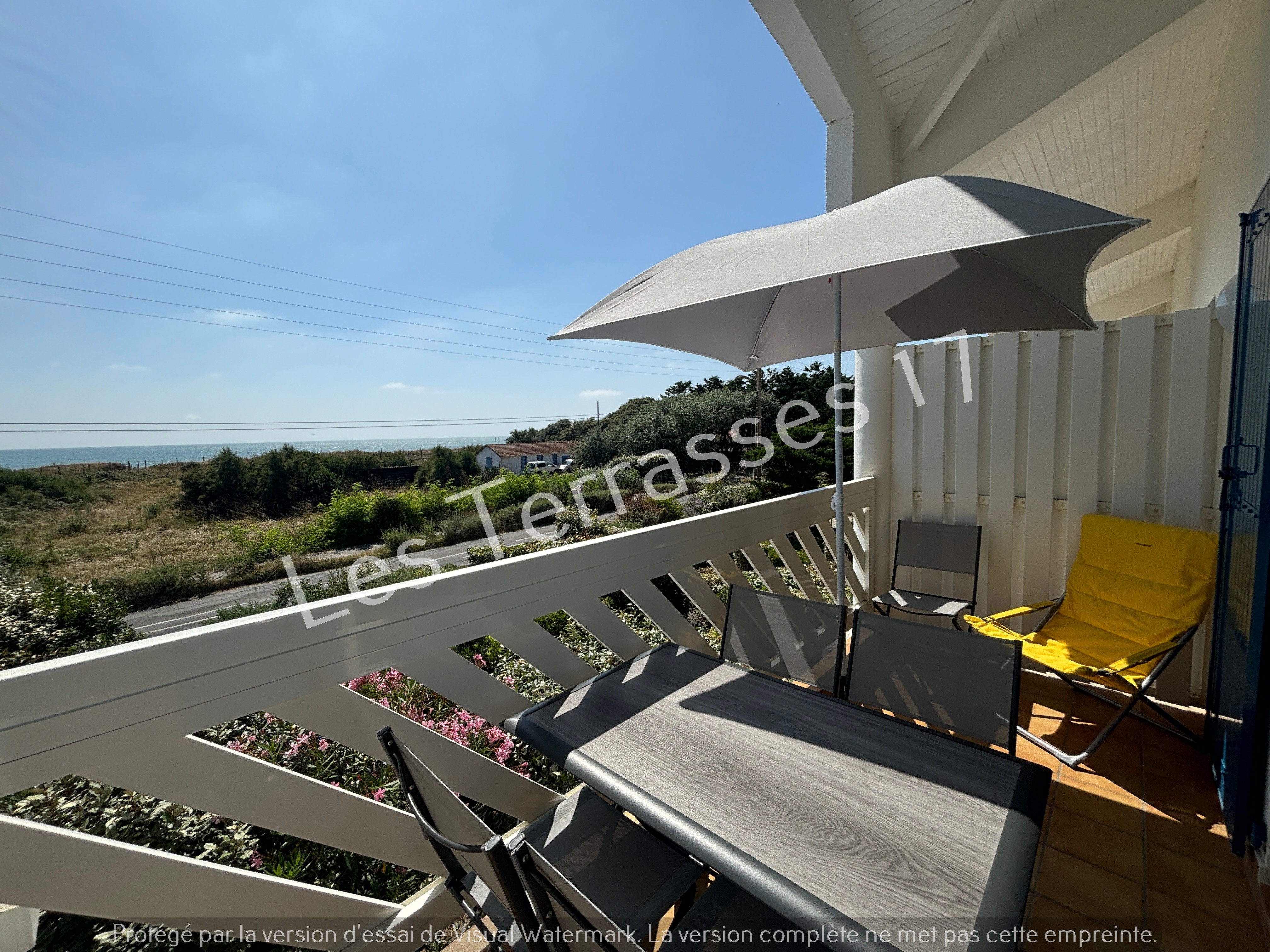 Les Salines, appartement pour 2 à 5 personnes, classé 3 étoiles, vue océan, Ile d'Oléron, Charente maritime