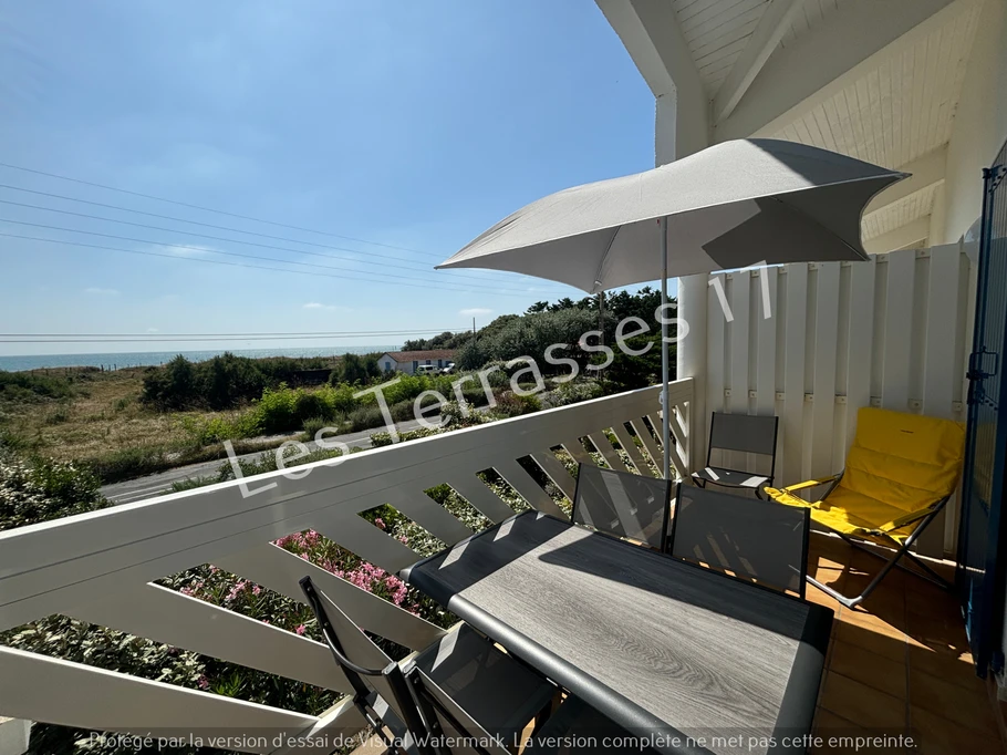 Les Salines, appartement pour 2 à 5 personnes, classé 3 étoiles, vue océan, Ile d'Oléron, Charente maritime