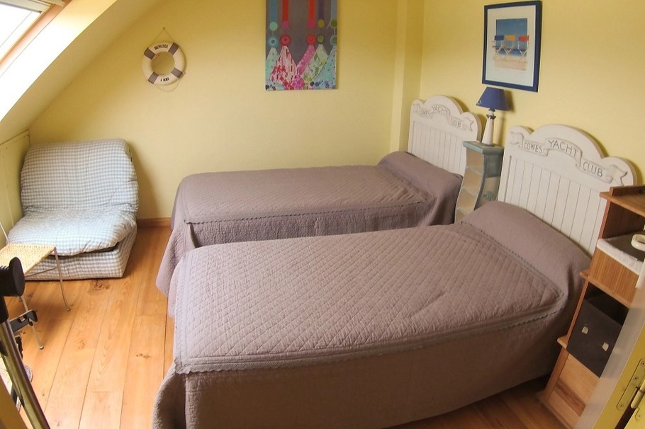 Bienvenue à bord, location, appartement, Pléneuf Val André, Bidan Claudine, chambre