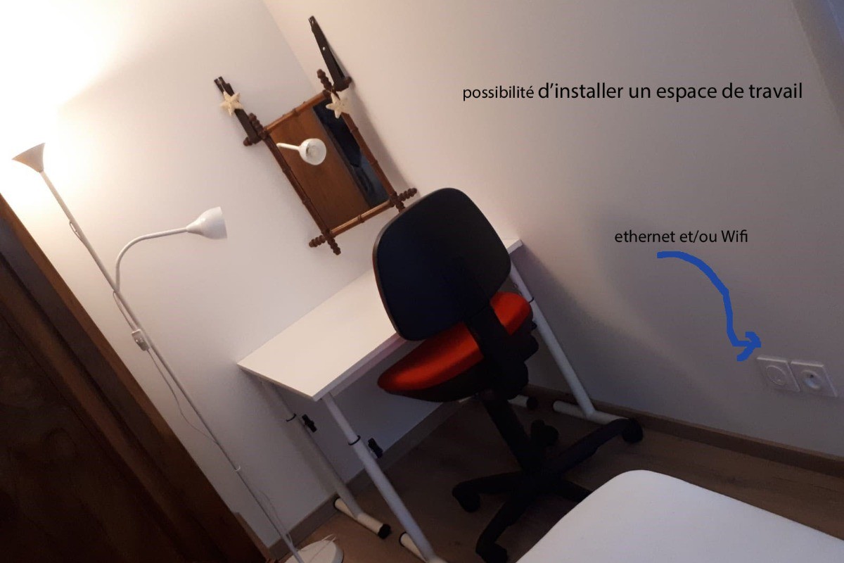 Possibilité d'installer un espace de travail sur demande