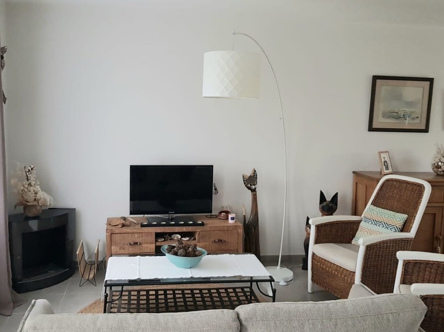 Salon de la maison de vacances LA LAURENTAISE pour 4 personnes près de Fouras et Chatelaillon en Charente maritime