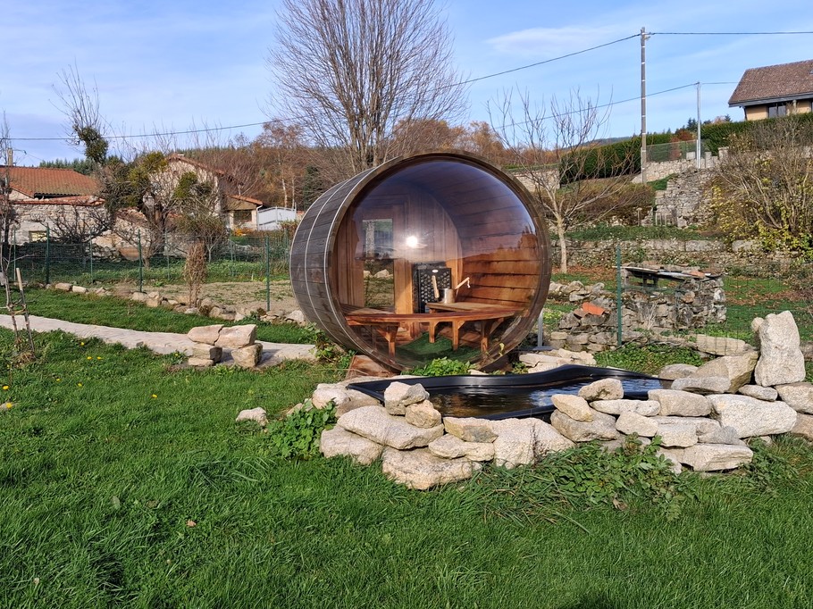 Le sauna - Gîte Ukhutula , Vollore-Montagne , Puy-de-Dôme , Auvergne