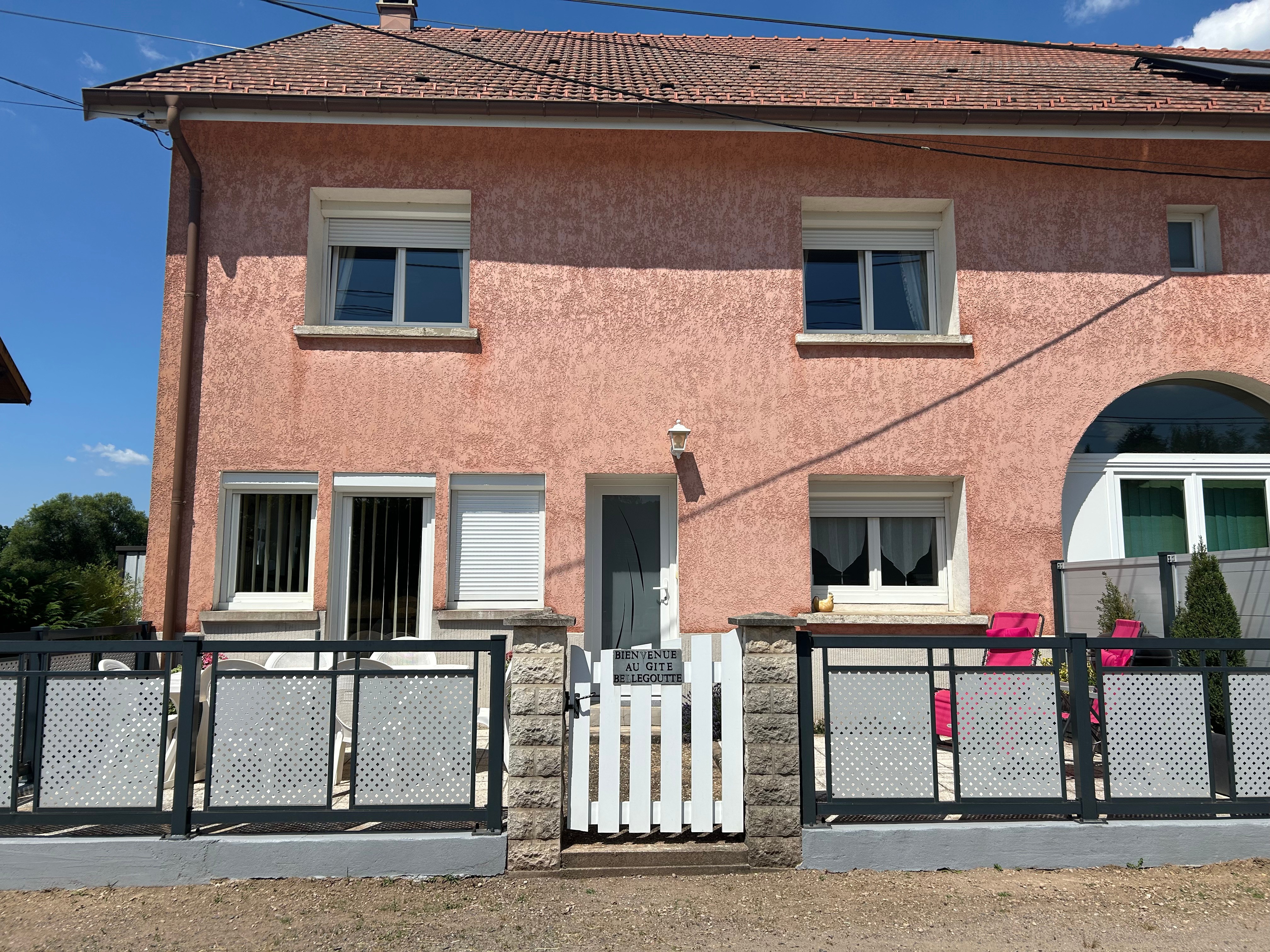 Terrasse - Gîte Bellegoutte, campagne et nature