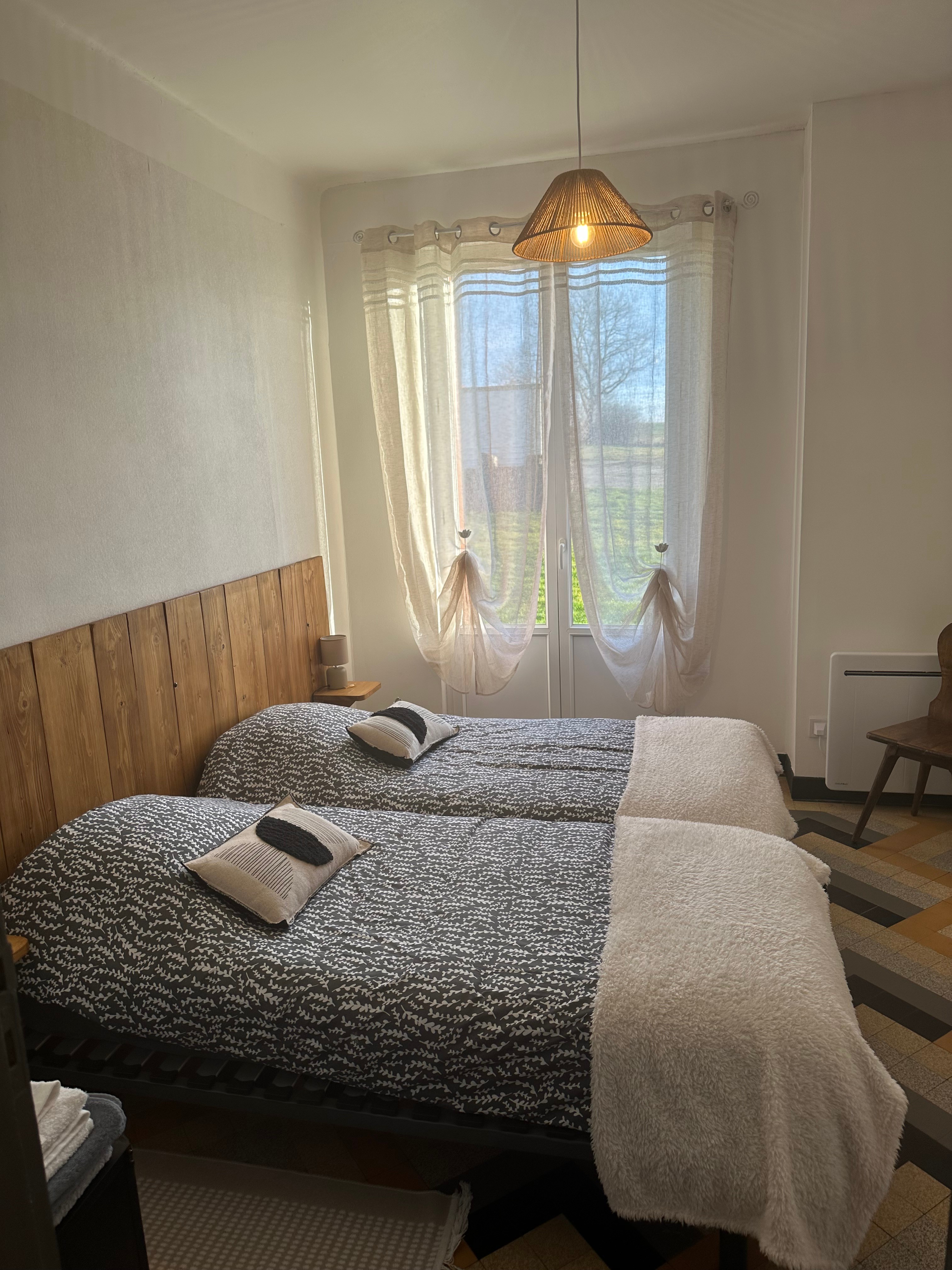 Bedroom 2 - Gîte Les Mirabelliers - Morville, Vosges
