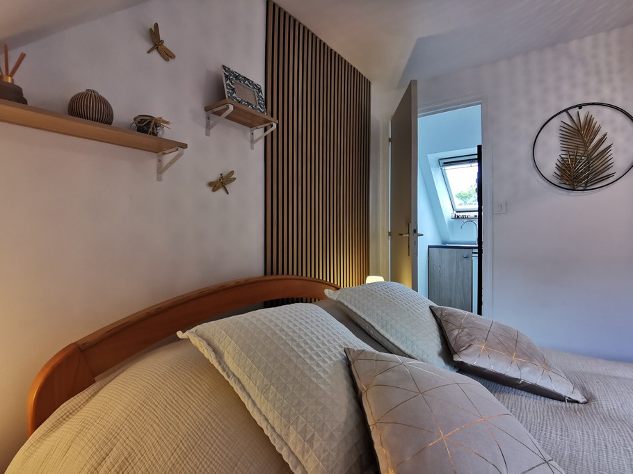 Kitchenette accessible depuis la chambre-séjour