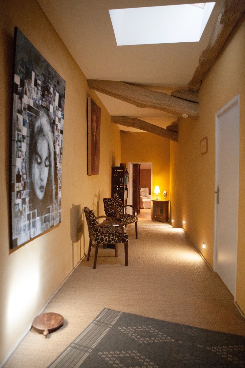 Couloir d'accès aux chambres