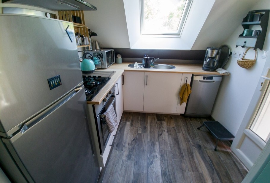 Maison 2 pers. proche mer et plage, Planguenoual, Côtes d'Armor, Bretagne - cuisine